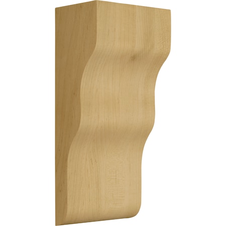 Osborne Wood Products 10 1/2 x 4 1/2 x 3 Chicago Contemporary Bracket in Knotty Pine 8059P